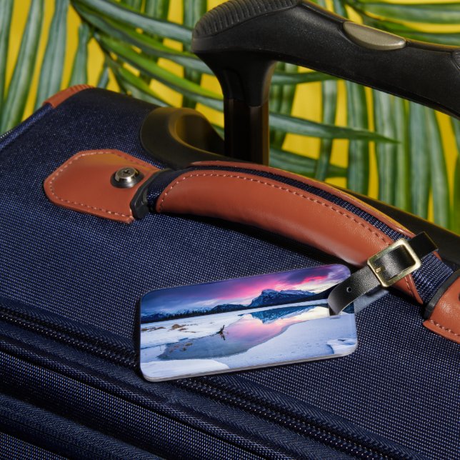 Ice & Snö | Mt Rundle, Kanada Bagagebricka (Framsida Insitu 3)