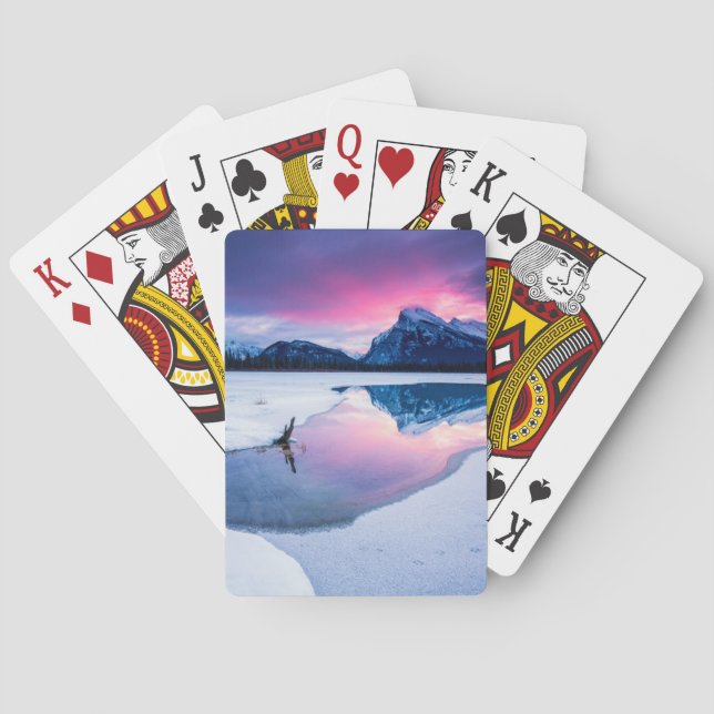 Ice & Snö | Mt Rundle, Kanada Casinokort (Baksidan)