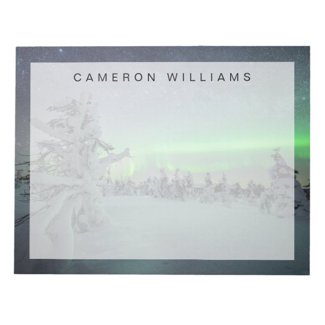 Ice & Snö | Nationalparken Pallas-Yllastunturi Anteckningsblock (Framsida)