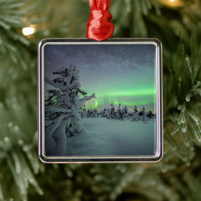 Ice & Snö | Nationalparken Pallas-Yllastunturi Julgransprydnad Metall (Träd)