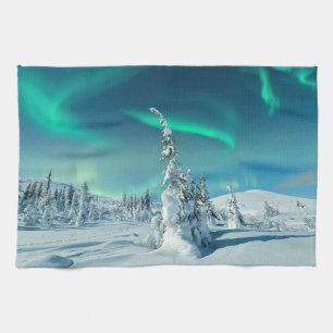Ice & Snö   Norra Ljus, Lappland, Finland Kökshandduk