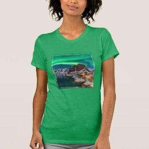 Ice & Snö Norra Ljus, Norge T Shirt
