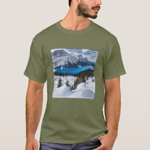 Ice & Snö   Peyto Sjö, Canadian Rockies T Shirt