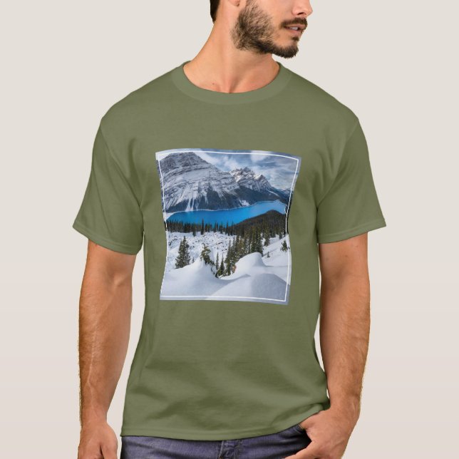Ice & Snö | Peyto Sjö, Canadian Rockies T Shirt (Framsida)