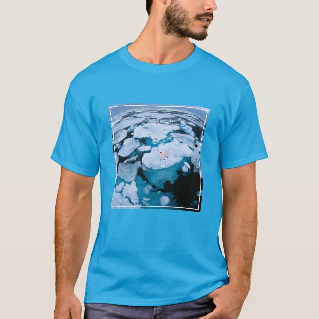 Ice & Snö | Polar Bear, Arktiska oceanen, Svalbard T Shirt (Framsida)