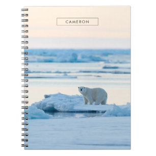 Ice & Snö Polar Bear Iceberg Norge Anteckningsbok