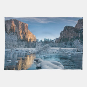 Ice & Snö Rime Ice i Yosemite Valley Kökshandduk