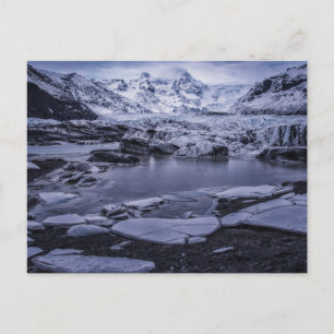 Ice & Snö Sólheimajökull Glacier, Island Vykort