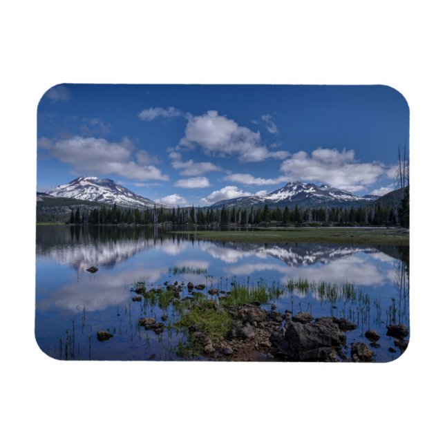 Ice & Snö | Sparks Sjö, Oregon Magnet (Horisontell)