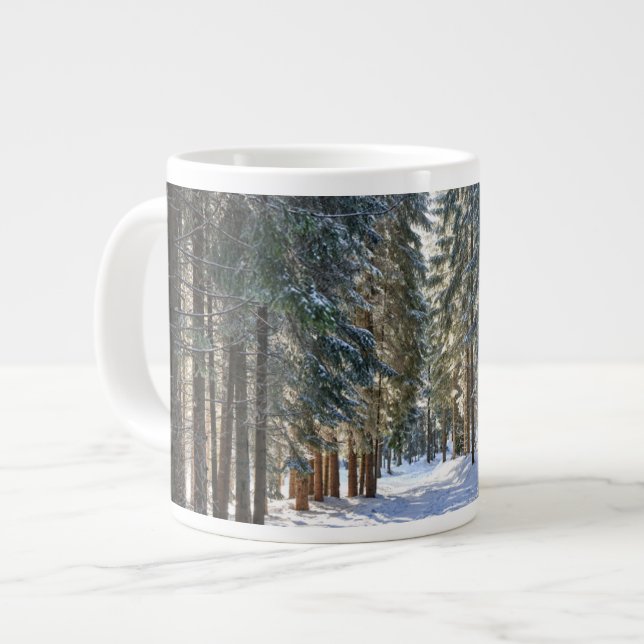 Ice & Snö | Tatra Mountain, Polen Jumbo Mugg (Framsida vänster)