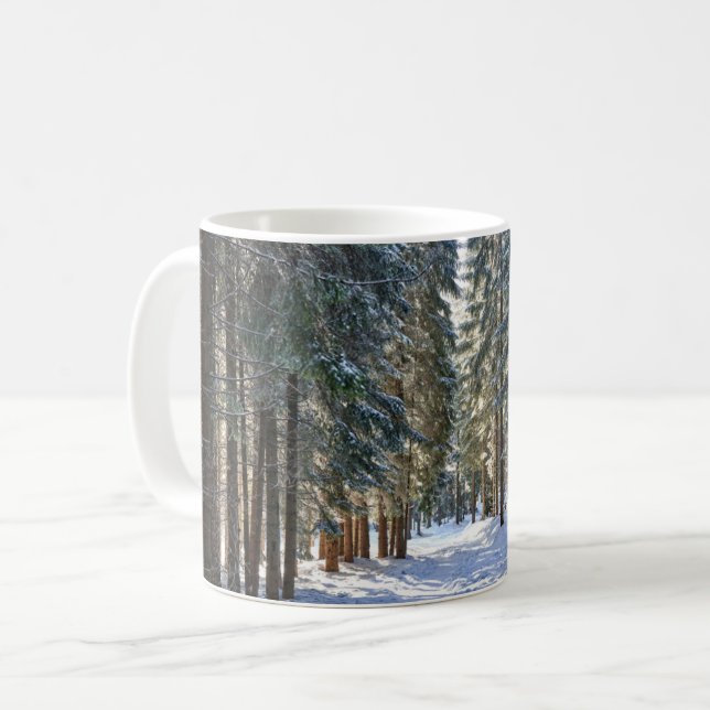Ice & Snö | Tatra Mountain, Polen Kaffemugg (Framsida vänster)