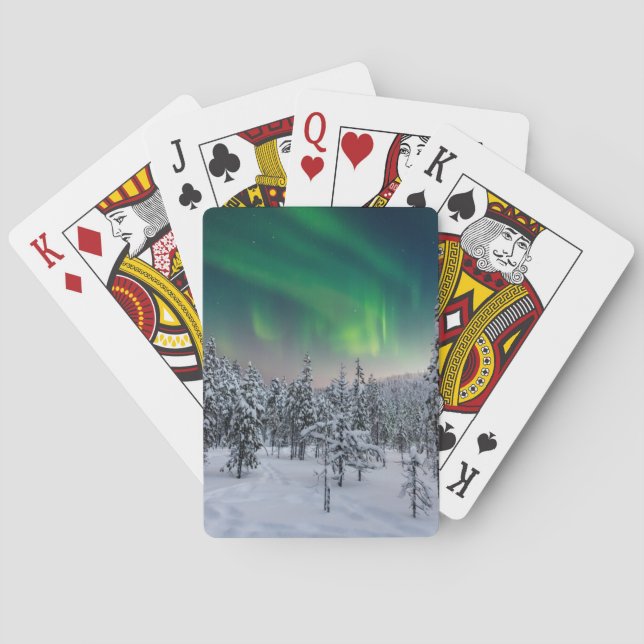 Ice & Snö | Vinterlandskap, Finland Casinokort (Baksidan)