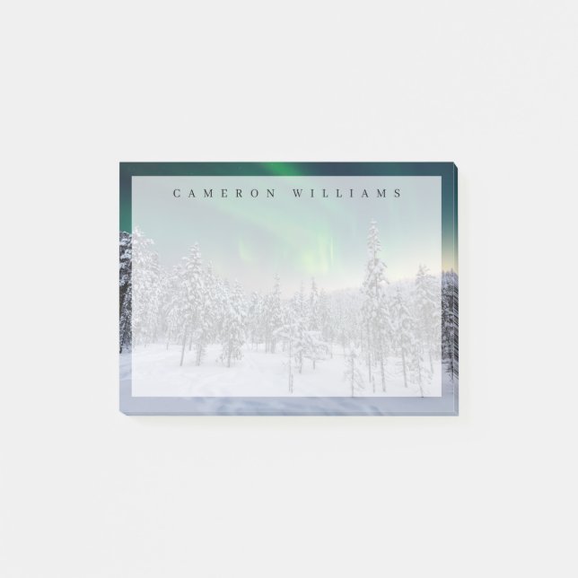 Ice & Snö | Vinterlandskap, Finland Post-it Block (Framsida)