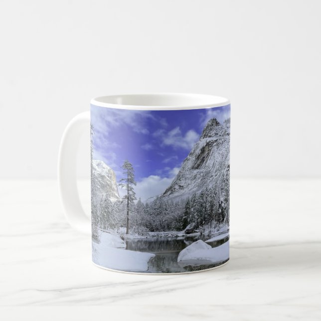 Ice & Snö | Yosemite nationalpark Kaffemugg (Framsida vänster)