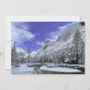 Ice & Snö Yosemite nationalpark Tack Kort
