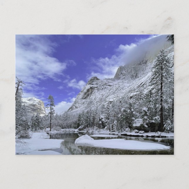 Ice & Snö | Yosemite nationalpark Vykort (Framsida)