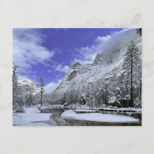 Ice & Snö Yosemite nationalpark Vykort