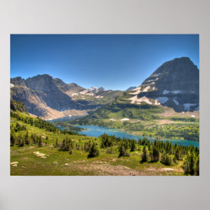 Ice & Snow Glacier National Park, Montana Poster