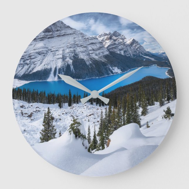 Ice & Snow | Peyto Lake, Canadian Rockies Stor Klocka (Framsida)