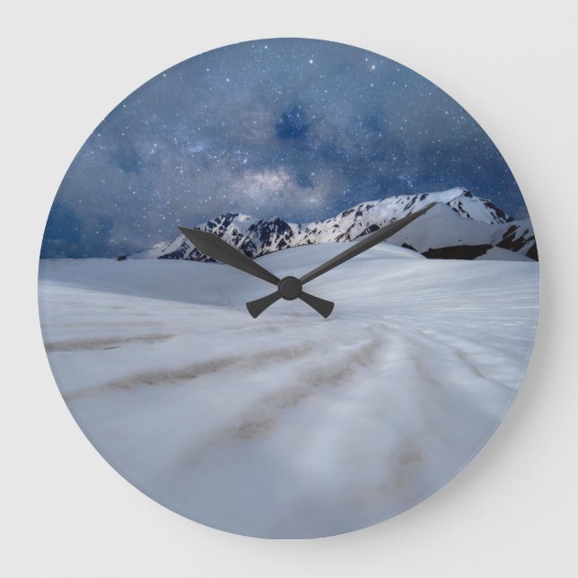 Ice & Snow | Tateyama-Kurobe, Japan Stor Klocka (Framsida)