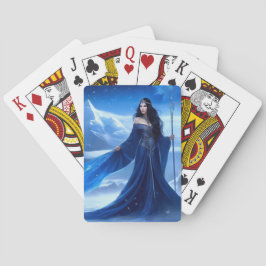 Ice Sorceress of the Tundra Snowflake Casinokort