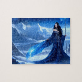 Ice Sorceress of the Tundra Snowflake Pussel