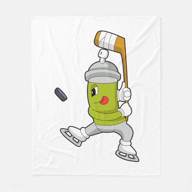 Ice spray Ice hockey Ice hockey stick Fleecefilt (Framsidan)