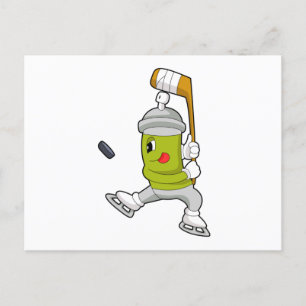 Ice spray Ice hockey Ice hockey stick Vykort
