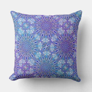 Ice Star Kaleidoscope Mönster Dekorativ kudde 2