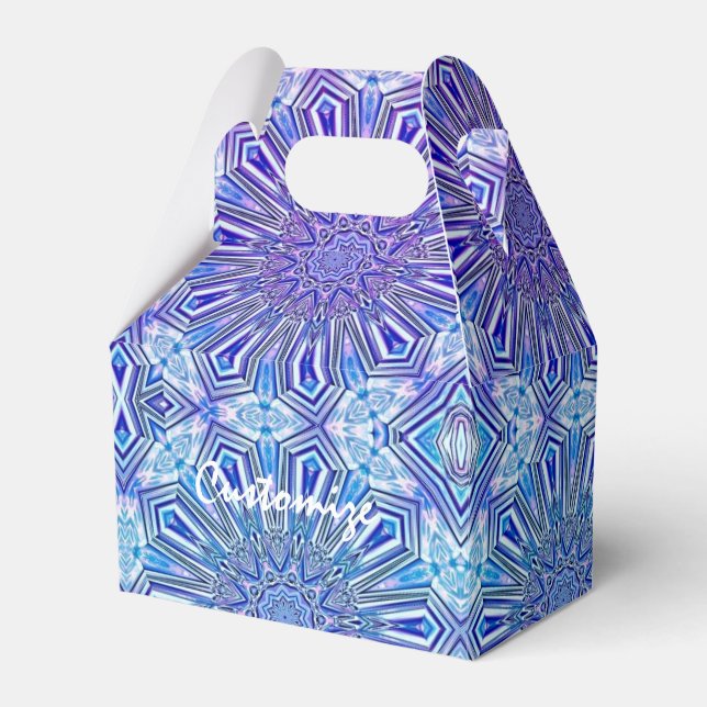 Ice Star Kaleidoscope Mönster Gable Favoritbox Presentaskar (Framsidan Sidan)