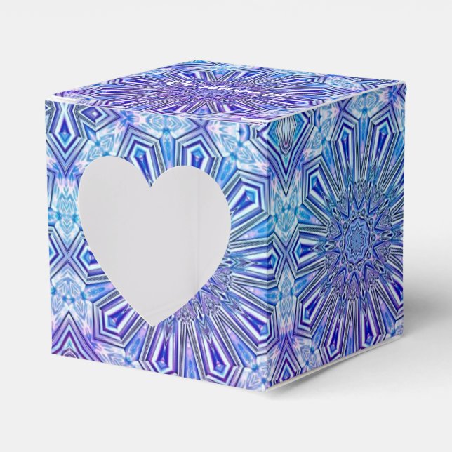 Ice Star Kaleidoscope Mönster Heart Favoritbox Presentaskar (Framsidan Sidan)