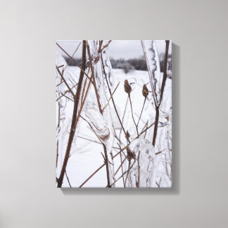 Ice Storm Photo Canvas Art Skriv ut Michigan