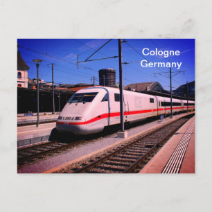 ICE tåg i Köln Vykort