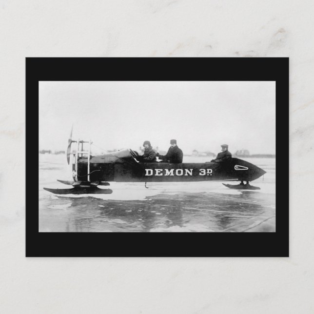 Ice Tävla, Duluth, 1910s Vykort (Framsida)