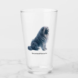 Ice Tibetan Mastiff Glass Glaskopp