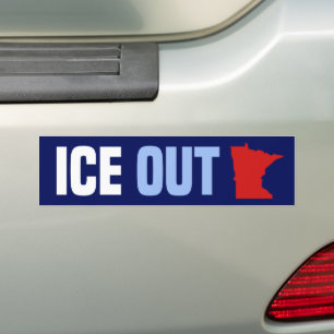 ICE Ut Minnesota anti-ICE protest Bildekal