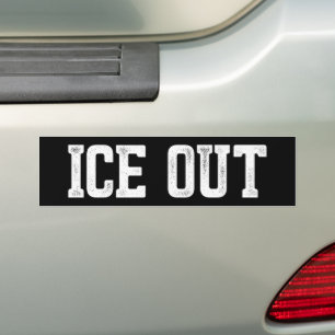ICE Ut - Reform av invandring anti-ICE Bildekal