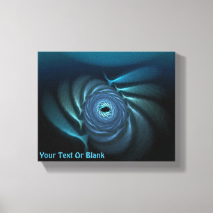 Ice Whales Fractal Canvastryck