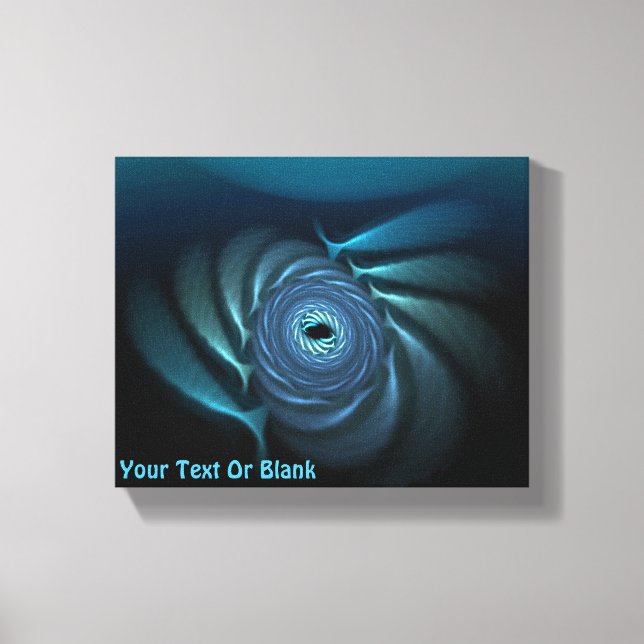 Ice Whales Fractal Canvastryck (Framsida)