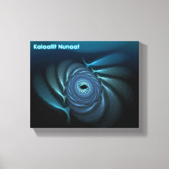 Ice Whales - Grönland Canvastryck (Framsida)