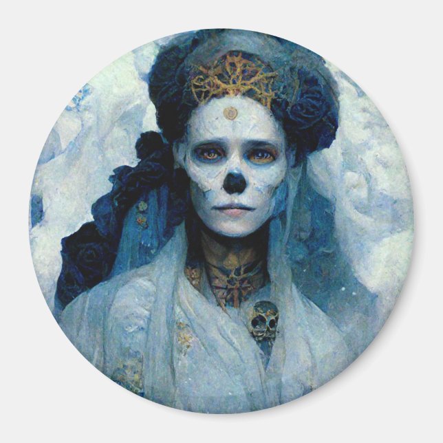 Ice Witch 4 Fantasy Sci-Fi Magnet (Framsidan)