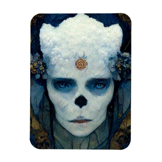 Ice Witch Fantasy Sci-Fi Art Magnet (Vertikal)