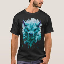 Ice Wolf Grafisk T-shirt