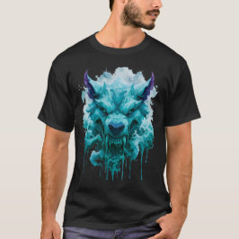 Ice Wolf Grafisk T-shirt