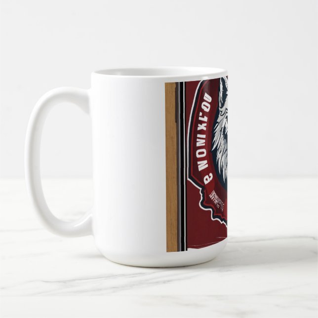Ice Wolves — Webbplatsdesign för Hockeyklubb Kaffemugg (Vänster)