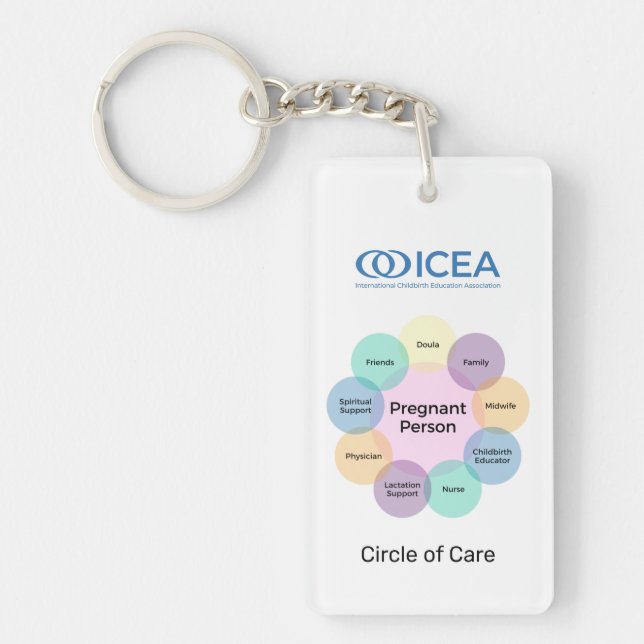 ICEA Circle of Care Keychain Nyckelring (Framsidan)