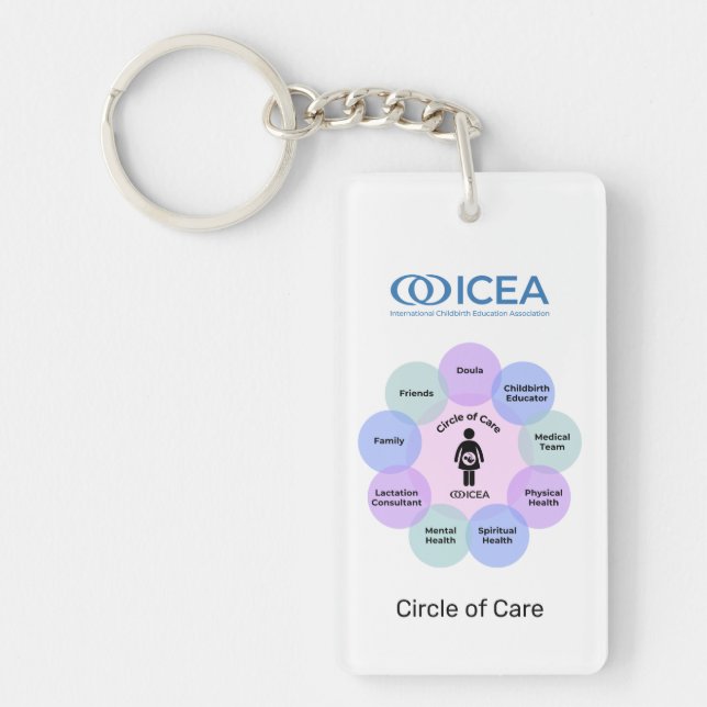 ICEA Circle of Care Keychain Nyckelring (Framsidan)