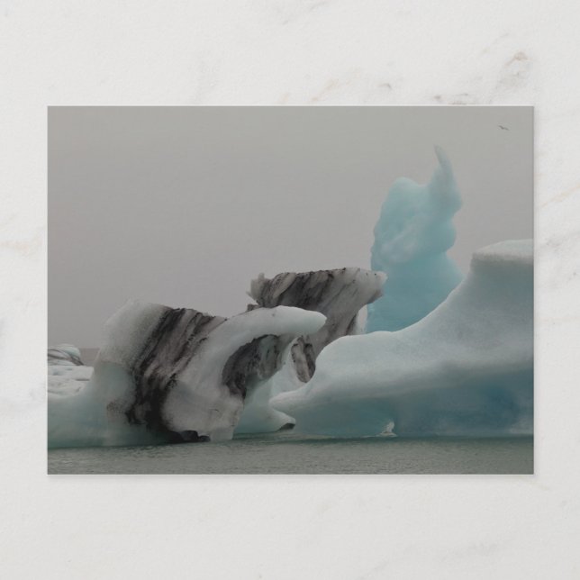 Iceberbildningar Vykort (Framsida)