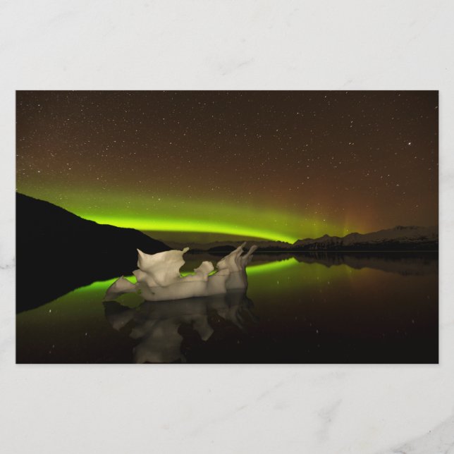 Iceberg Aurora Brevpapper (Framsida)