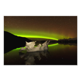 Iceberg Aurora Fototryck